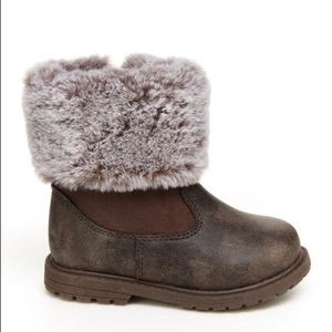 OshKosh girls Empress Faux Fur Trimmed Boots